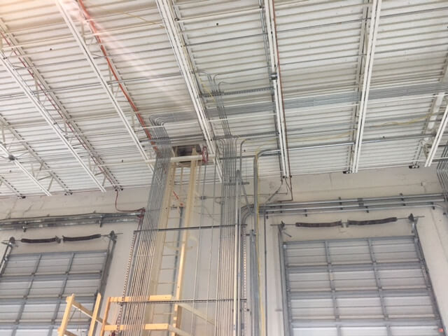 wiring an Amazon warehouse in FL